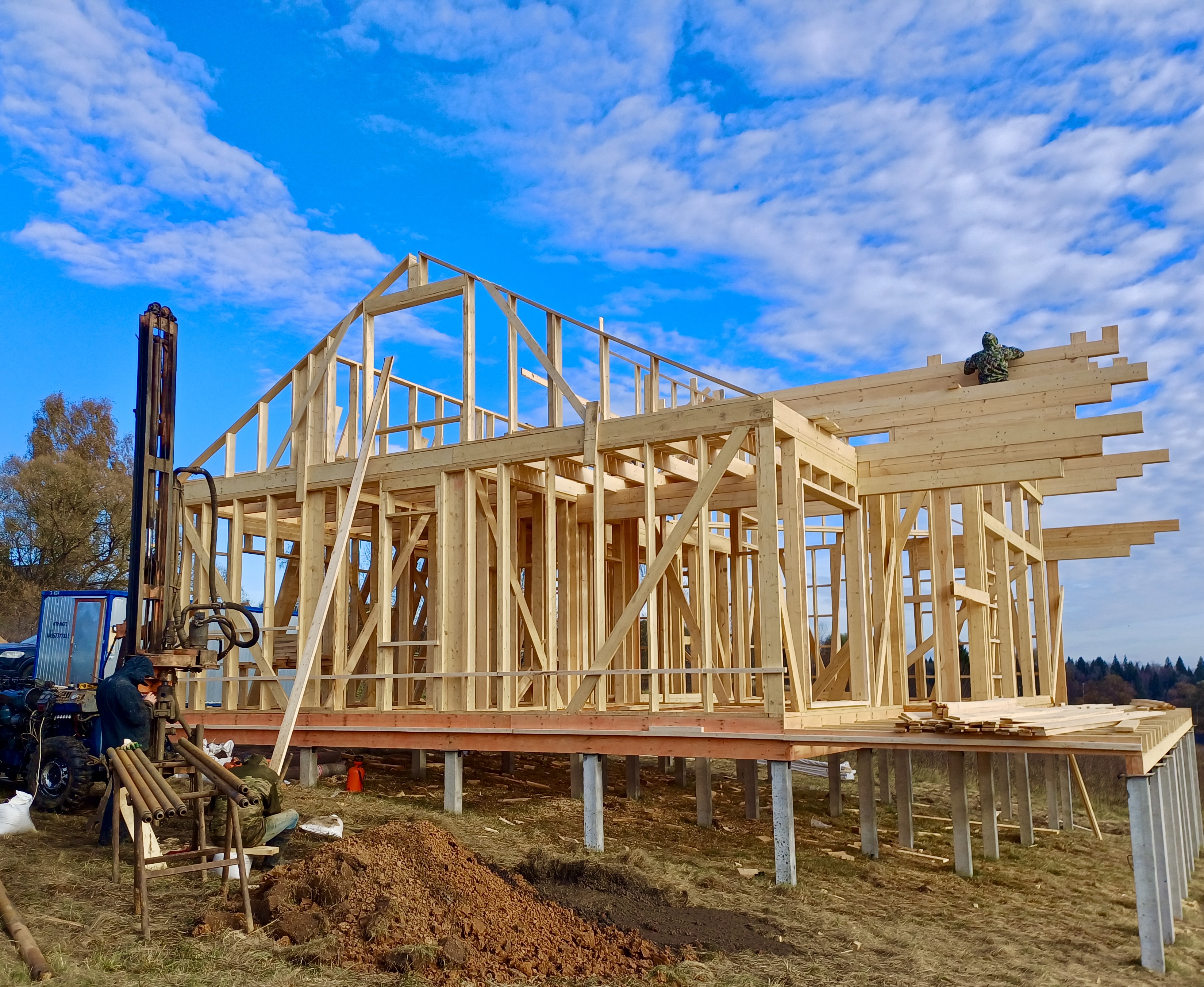 Деревянное домостроение | Каркасная технология